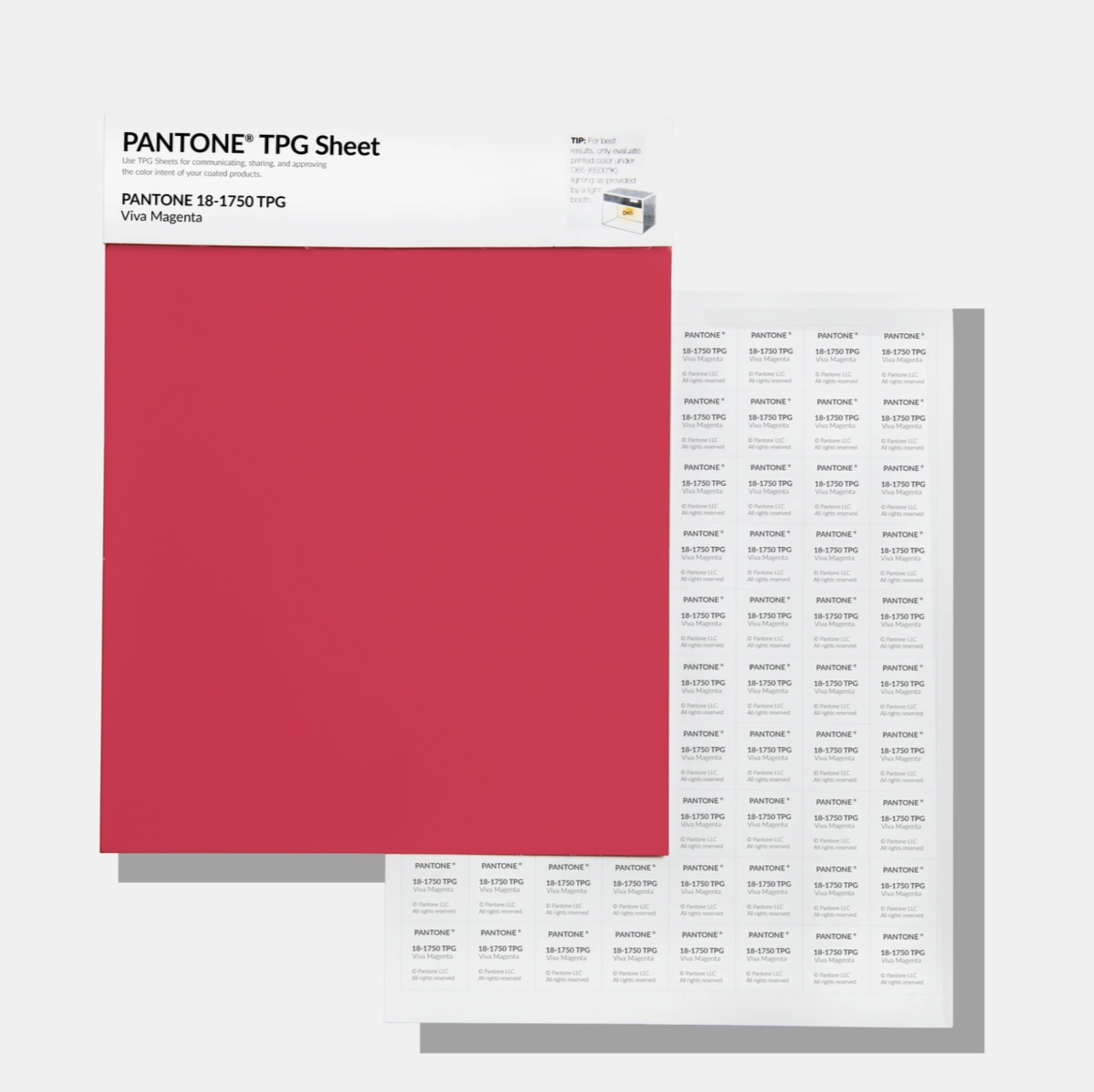 SWATCH CARD 18-1750TPG